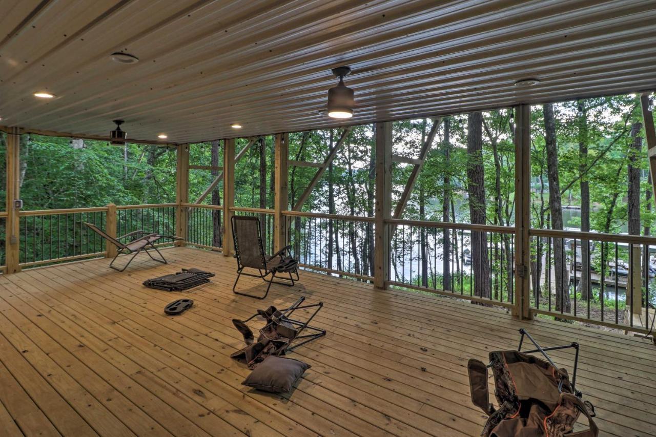 Rustic-Chic Riverfront Home With Dock, Deck And Canoes Tallassee Exterior photo